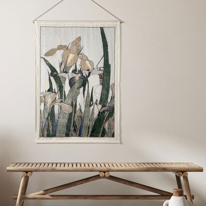 Irises, tapestry