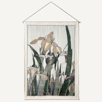 Irises, tapestry